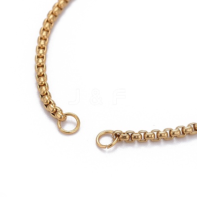 304 Stainless Steel Slider Bracelet/Bolo Bracelets Making MAK-L024-01G-1