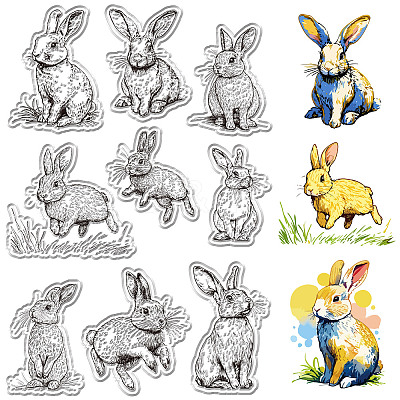 Plastic Stamps DIY-WH20018-0250-1