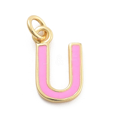 Rack Plating Brass Pendants KK-C065-02U-G-1