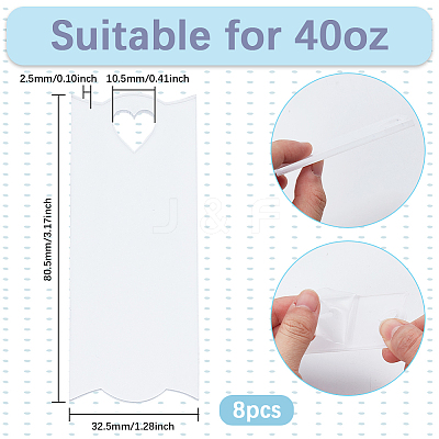 8Pcs Acrylic Heat Transfer Big Pendants FIND-SP0003-09A-1