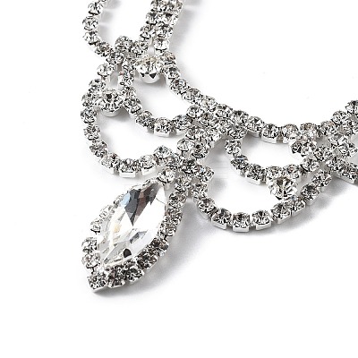 Alloy Rhinestone Hair Chain LS-OHAR-M044-02A-S-1