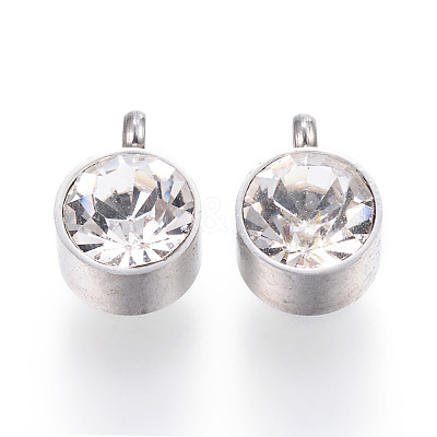 304 Stainless Steel Charms STAS-G118-05P-1