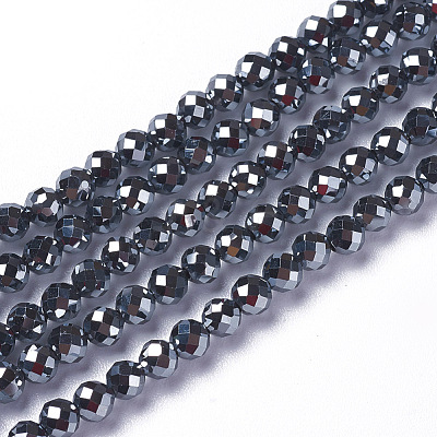 Terahertz Stone Beads Strands G-F596-37-2mm-1