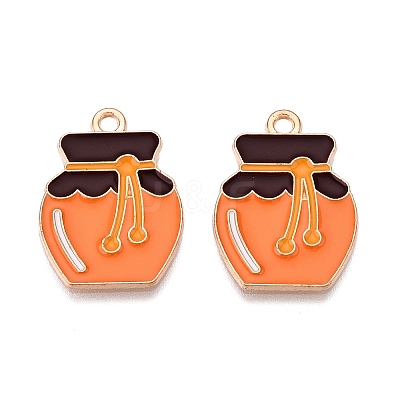 Thanksgiving Day Theme Alloy Enamel Pendants X1-ENAM-T020-35G-1