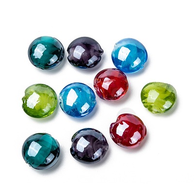 Handmade Lampwork Beads LAMP-S010-16mm-M-1