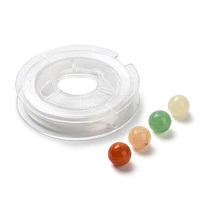 100Pcs Natural White Jade Beads DIY-SZ0004-58L-1