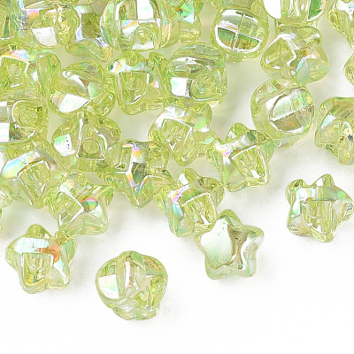 1-Hole Transparent Acrylic Buttons MACR-S373-129-C02-1