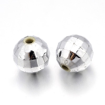 Faceted Acrylic Beads PL643-2S-1