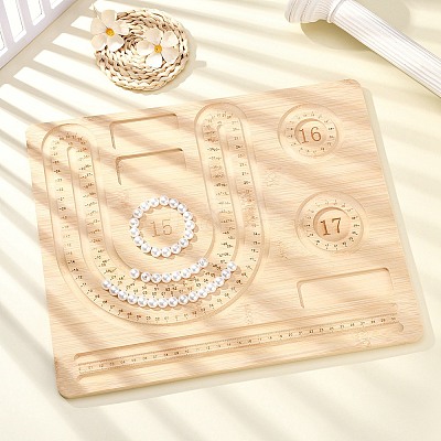 Rectangle Wood Bracelet Design Boards TOOL-YWC0003-03A-1