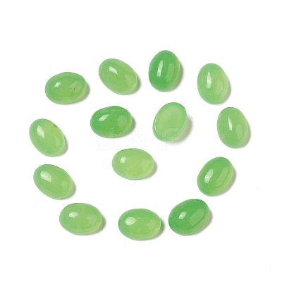 Natural Malaysia Jade Dyed Cabochons X-G-G994-A02-02-1