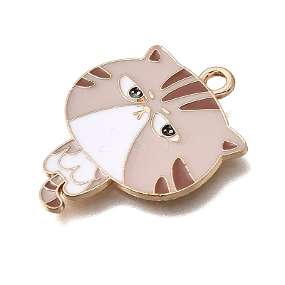 Alloy Enamel Pendants FIND-E047-02KCG-08-1