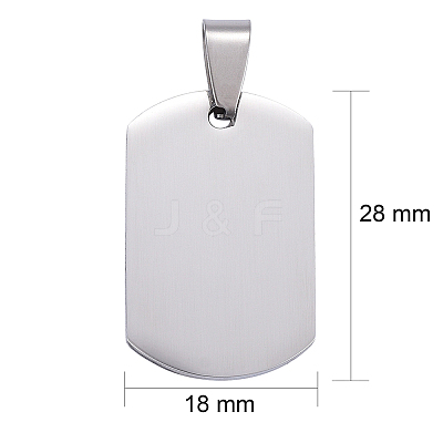 Tarnish Resistant 304 Stainless Steel Big Pendants LS-STAS-I140-19H-S-1