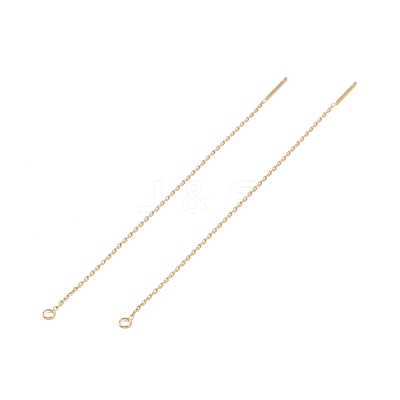 Ion Plating(IP) 304 Stainless Steel Stud Earring Finding STAS-E161-06G-1