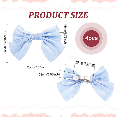 Polyester & Alloy & Iron Clamp DIY-WH0591-095B-1