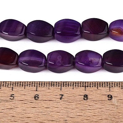 Natural Agate Beads Strands G-Q604-02A-08-1