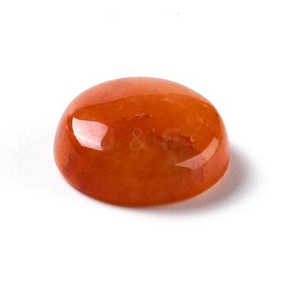 Natural Red Aventurine Cabochons G-P393-R48-14.5mm-1