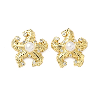 Brass Micro Pave Cubic Zirconia Pendants KK-L243-19G-1