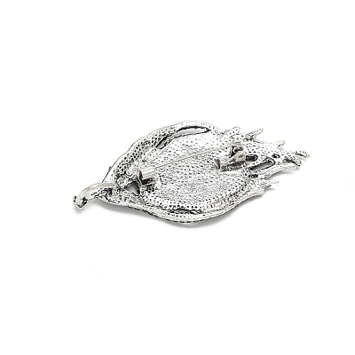 Feather Shape Shell Pin PW-WG65AB5-01-1