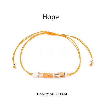 Glass Seed Link Bracelet BJEW-JB08894-04-1