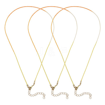10Pcs Cotton & Metallic Cord Necklace Making NJEW-TAC0055-1