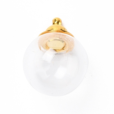 Glass Bottle Pendants LS-GLAA-K056-10D-G-1
