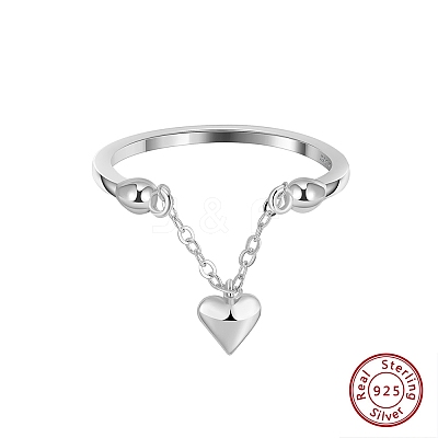 925 Sterling Silver Finger Rings for Women RJEW-C133-02P-1