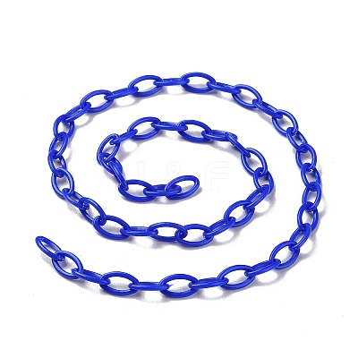 Opaque Acrylic Cable Chains CHAC-P001-02-1