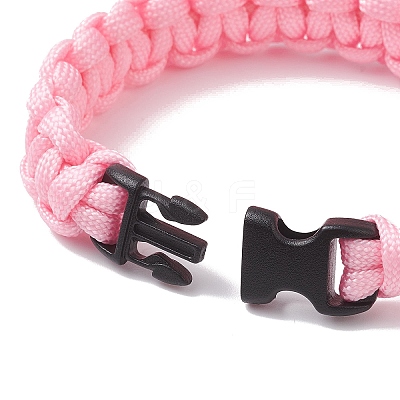 7 Inner Cores Polyester & Spandex Cord Braided Bracelets for Men Women BJEW-JB12509-03-1