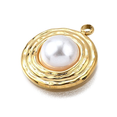 Plastic Pearl Pendants LS-STAS-Q360-03A-G-1