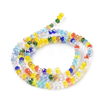 Glass Beads Strands EGLA-A034-M4mm-61-1