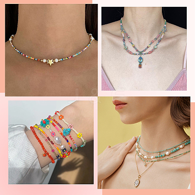 3 Strands Imitation Jade Glass Beads GLAA-PA0001-36B-03-1