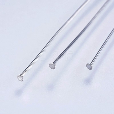 Tarnish Resistant 304 Stainless Steel Flat Head Pins STAS-F145-07P-0.6x50mm-1