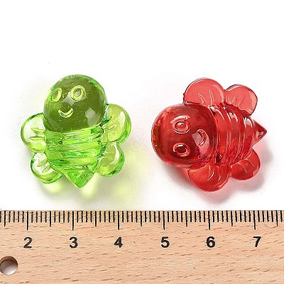 Transparent Acrylic Beads OACR-Z016-17-1