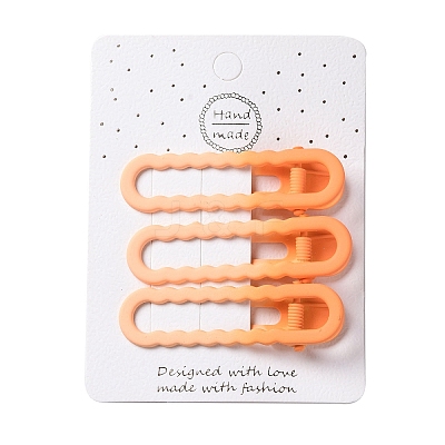 Spray Painted Iron Alligator Hair Clips for Girls PHAR-A011-01J-1