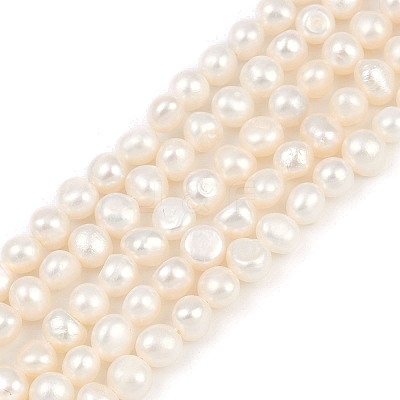 Natural Cultured Freshwater Pearl Beads Strands PEAR-P064-19D-07A-1
