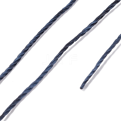 Round Waxed Polyester Thread String YC-D004-02E-055-1