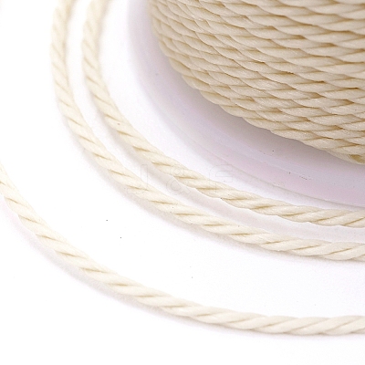 Round Waxed Polyester Cord X-YC-G006-01-1.0mm-12-1