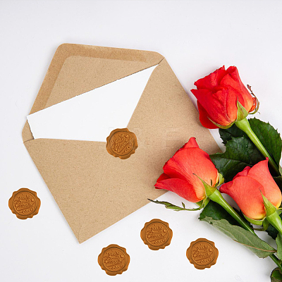 Adhesive Wax Seal Stickers DIY-CP0008-18S-1