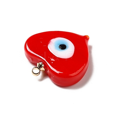 Handmade Lampwork Pendants LAMP-E030-01G-M-1