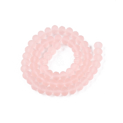 Transparent Glass Beads Strands LS-EGLA-A044-T8mm-MD22-1