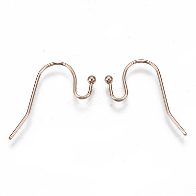 304 Stainless Steel Earring Hooks STAS-S111-005RG-NR-1