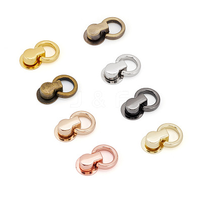 24Pcs 8 Colors Alloy Bag Suspension Clasps FIND-TA0009-98-1