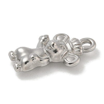 304 Stainless Steel Pendants STAS-Q334-46P-1
