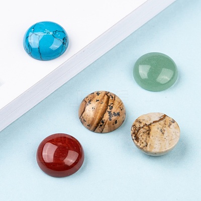 Natural Gemstone Cabochons G-H1596-FR-15mm-M-1