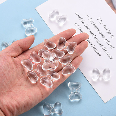 Transparent Acrylic Pendants TACR-T024-02BB-205-1