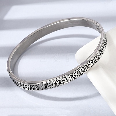 304 Stainless Steel Hinged Bangles BJEW-D408-21P-1