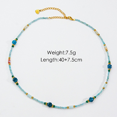 Elegant Handmade Stainless Steel Necklaces QC1219-3-1