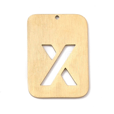 Ion Plating(IP) 304 Stainless Steel Pendants STAS-K216-49X-G-1