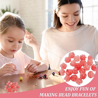 100Pcs Synthetic Coral Beads CORA-OC0001-03A-1