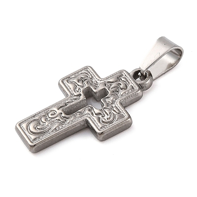 304 Stainless Steel Pendants X-STAS-P241-10P-1
